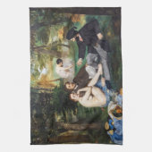 Edouard Manet - Lunch op het Gras Theedoek (Verticaal)