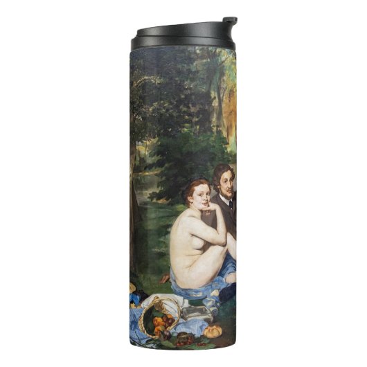 Edouard Manet - Lunch op het Gras Thermosbeker (Gedraaid links)