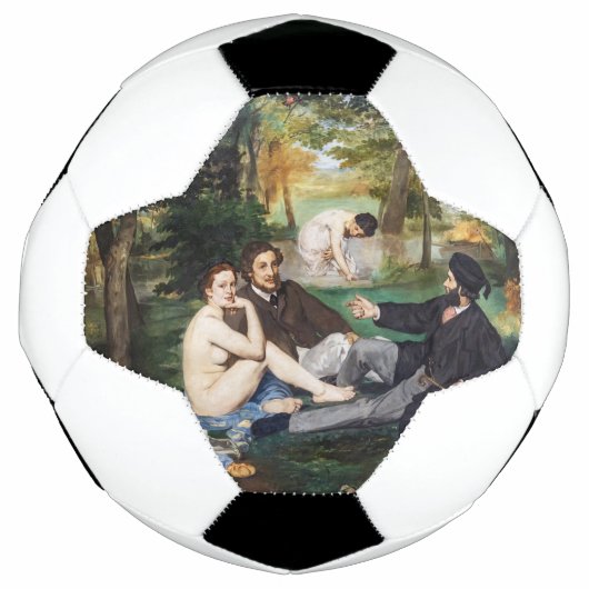 Edouard Manet - Lunch op het Gras Voetbal (Voorkant)