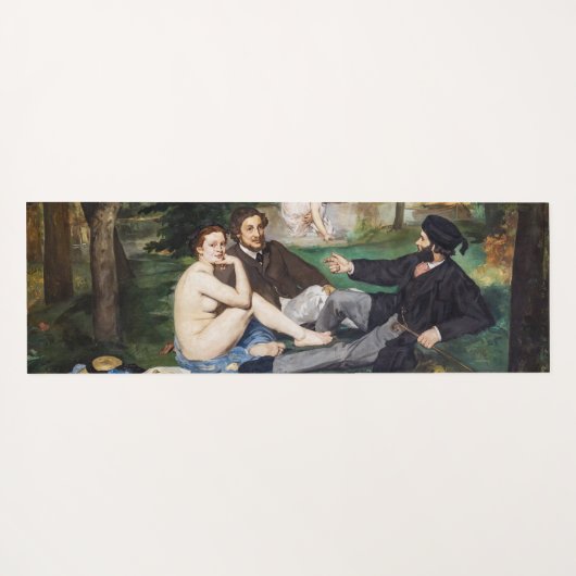 Edouard Manet - Lunch op het Gras Yogamat (Achterkant (horizontaal))