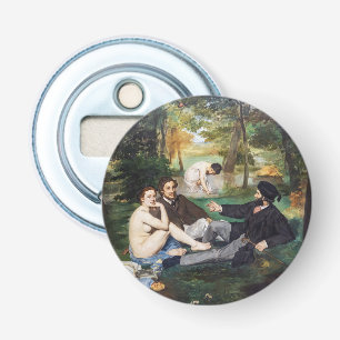 Edouard Manet - Luncheon on the Grass Button Flesopener