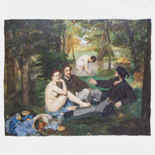 Edouard Manet - Luncheon on the Grass Fleece Deken