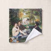 Edouard Manet - Luncheon op de gras Bad Handdoek (Wasdoekje)