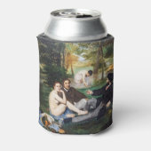 Edouard Manet - Luncheon op de gras Blikjeskoeler (Blikje Achterkant)