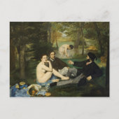 Edouard Manet - Luncheon op de gras Briefkaart (Voorkant)