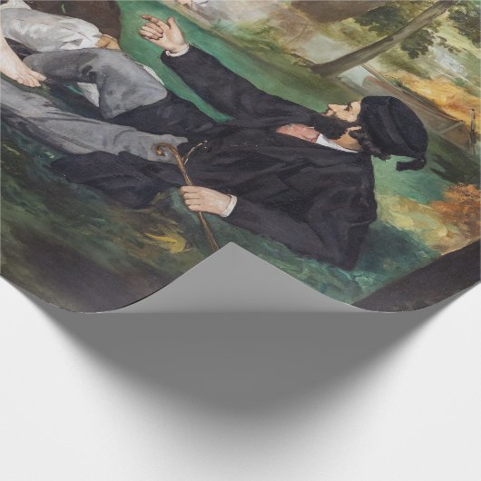 Edouard Manet - Luncheon op de gras Cadeaupapier (Hoek)