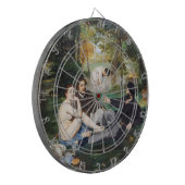 Edouard Manet - Luncheon op de gras Dartbord (Voorkant Links)