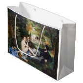 Edouard Manet - Luncheon op de gras Groot Cadeauzakje (Voorkant Gekanteld)