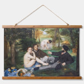 Edouard Manet - Luncheon op de gras Hangend Wandkleed (Voorkant)