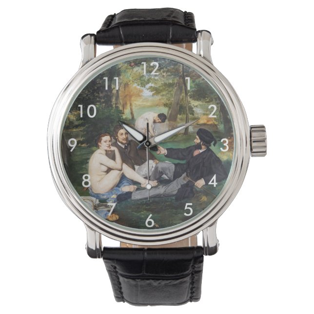Edouard Manet - Luncheon op de gras Horloge (Voorkant)