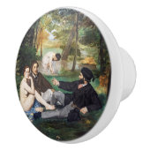 Edouard Manet - Luncheon op de gras Keramische Knop (Rechts)