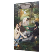 Edouard Manet - Luncheon op de gras Klembord (Links)