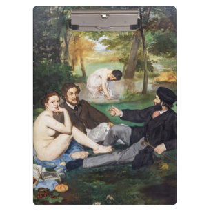 Edouard Manet - Luncheon op de gras Klembord