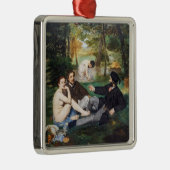 Edouard Manet - Luncheon op de gras Metalen Ornament (Rechts)