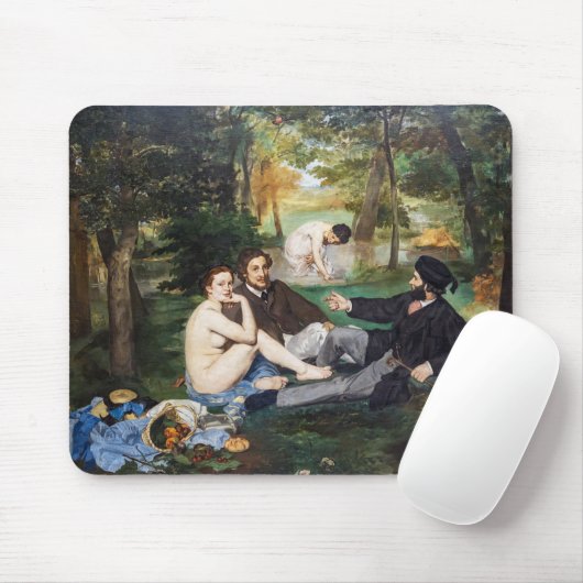 Edouard Manet - Luncheon op de gras Muismat (Met muis)