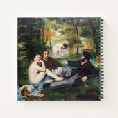 Edouard Manet - Luncheon op de gras Notitieboek (Achterkant)