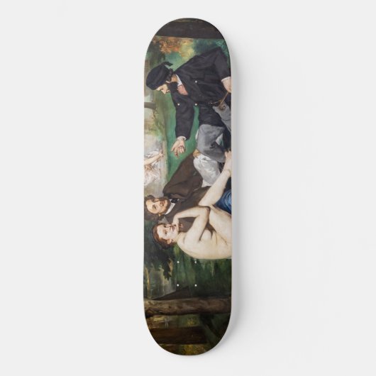 Edouard Manet - Luncheon op de gras Persoonlijk Skateboard (Voorkant)