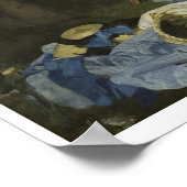 Edouard Manet - Luncheon op de gras Poster (Hoek)