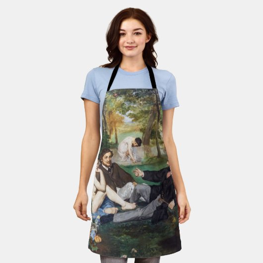 Edouard Manet - Luncheon op de gras Schort (Gedragen)