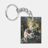 Edouard Manet - Luncheon op de gras Sleutelhanger (Voorkant Links)