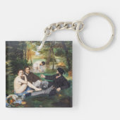 Edouard Manet - Luncheon op de gras Sleutelhanger (Achterkant)