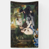 Edouard Manet - Luncheon op de gras Spandoek (Verticaal)