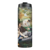 Edouard Manet - Luncheon op de gras Thermosbeker (Voorkant)