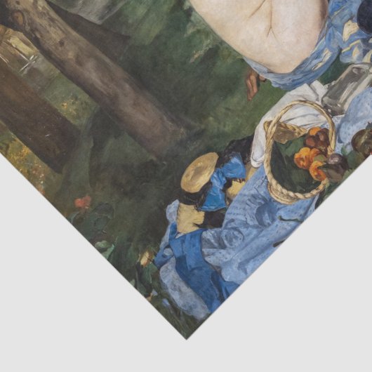 Edouard Manet - Luncheon op de gras Tissuepapier (Detail)