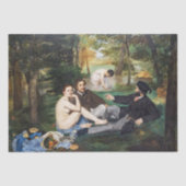 Edouard Manet - Luncheon op de gras Tissuepapier (Voorkant)