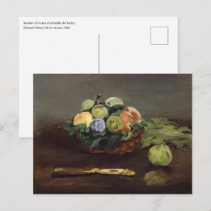 Edouard Manet - Mand met fruit Briefkaart