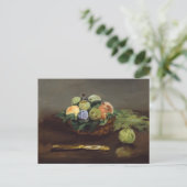 Edouard Manet - Mand met fruit Briefkaart (Staand voorkant)