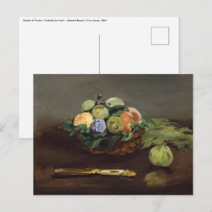 Edouard Manet - Mand met fruit Briefkaart