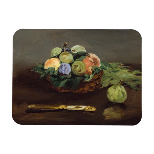 Edouard Manet - Mand met Fruit Magneet (Horizontaal)