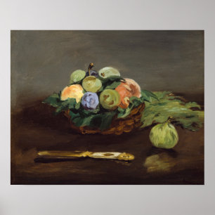 Edouard Manet - Mand met fruit Poster
