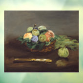 Edouard Manet - Mand met fruit Raamsticker (Vel 3)