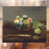 Edouard Manet - Mand met fruit Raamsticker (Vel 2)