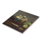 Edouard Manet - Mand met fruit Tegeltje (Zijkant)