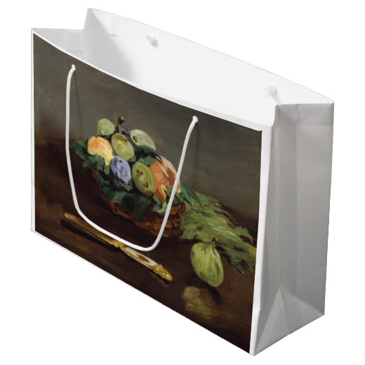 Edouard Manet - mandje vruchten Groot Cadeauzakje (Voorkant Gekanteld)