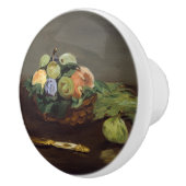 Edouard Manet - mandje vruchten Keramische Knop (Rechts)