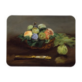 Edouard Manet - mandje vruchten Magneet (Horizontaal)