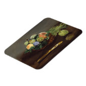 Edouard Manet - mandje vruchten Magneet (Linkerzijde)