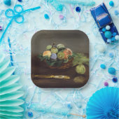 Edouard Manet - mandje vruchten Papieren Bordje (Feest)