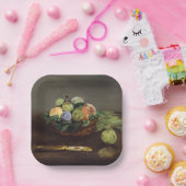 Edouard Manet - mandje vruchten Papieren Bordje (Feest)