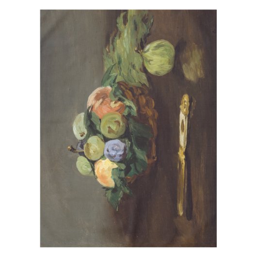 Edouard Manet - mandje vruchten Tafelkleed (Voorkant)