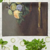 Edouard Manet - mandje vruchten Theedoek (Gevouwen)