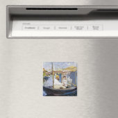 Edouard Manet - Monet in zijn atelierboot Magneet (Insitu (Vaatwasser))