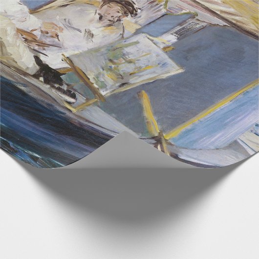 Edouard Manet - Monet in zijn Studio Boat Cadeaupapier (Hoek)