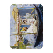 Edouard Manet - Monet in zijn Studio Boat Magneet (Verticaal)