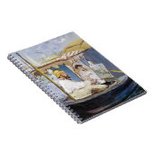 Edouard Manet - Monet in zijn Studio Boat Notitieboek (Rechterzijde)