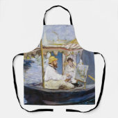 Edouard Manet - Monet in zijn Studio Boat Schort (Voorkant)